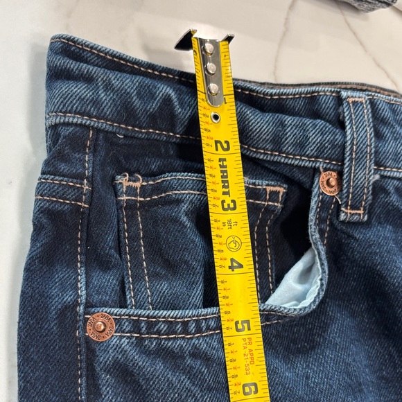 Zara Dark Blue Wide-Leg Pants - Picture 7 of 13